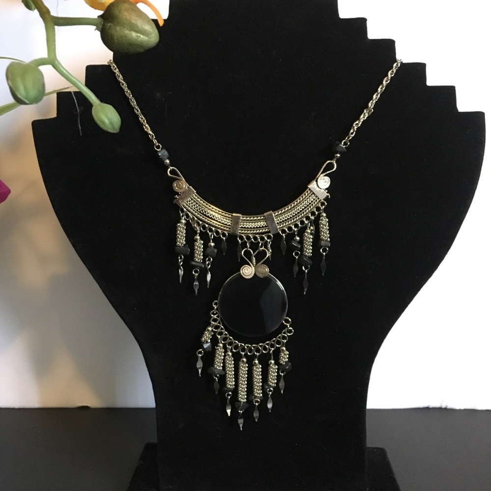 Stone necklace stone pendants unique jewelry